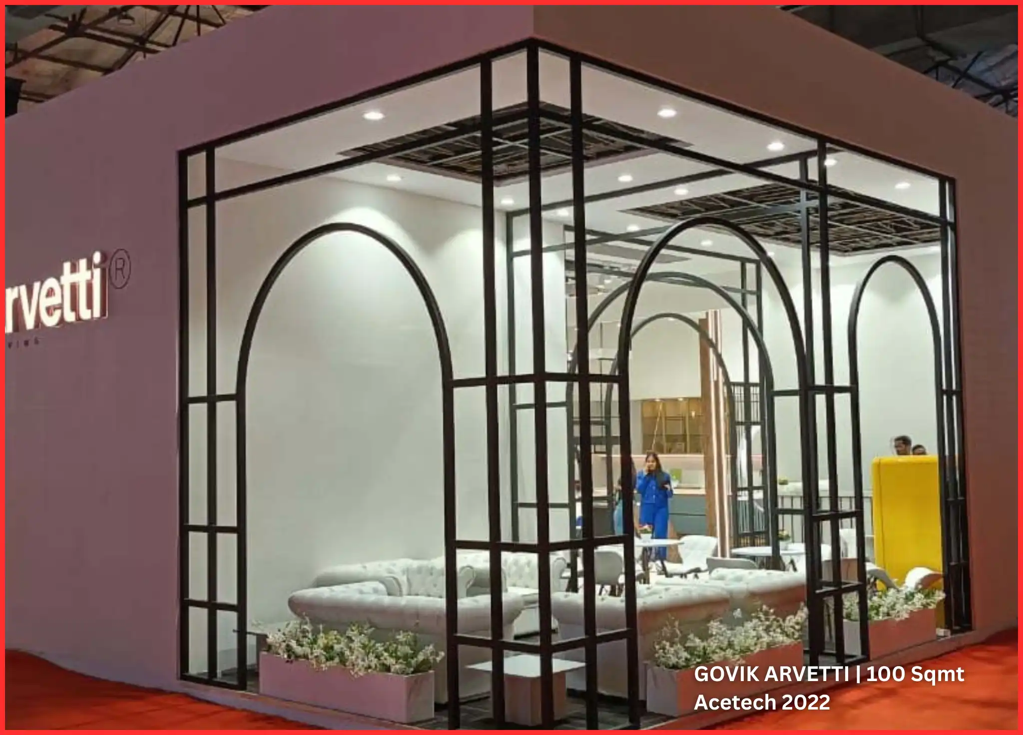 Stand build by The Propshop